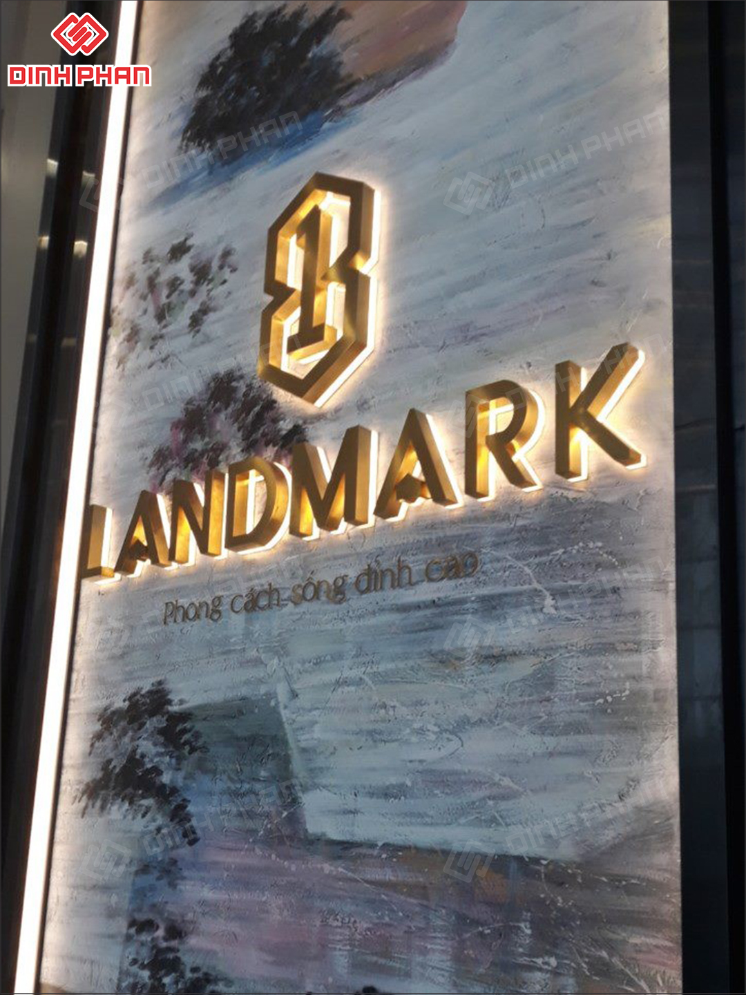 Logo bộ chữ trung tâm thương mại vincom landmark 81