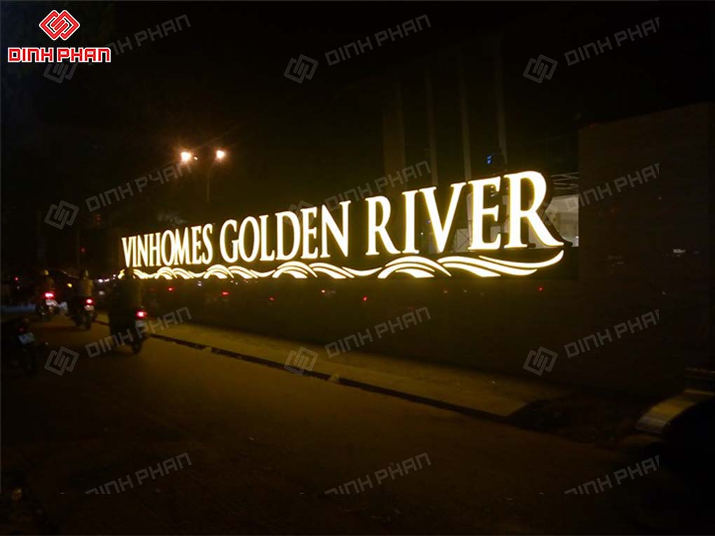 Bộ chữ toà nhà Vinhome Golden River