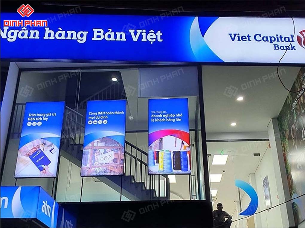 bảng hiệu bạt ngân hàng Bản Việt
