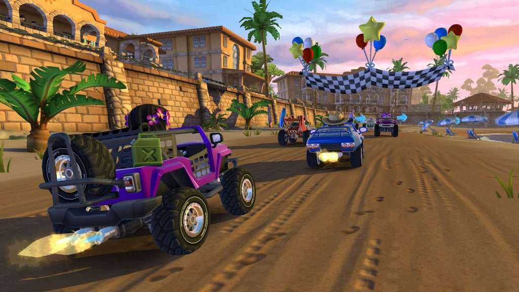 trò chơi đua xe hay nhất - Beach Buggy Racing 2