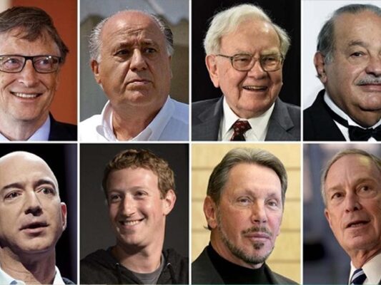 10 người giàu nhất thế giới