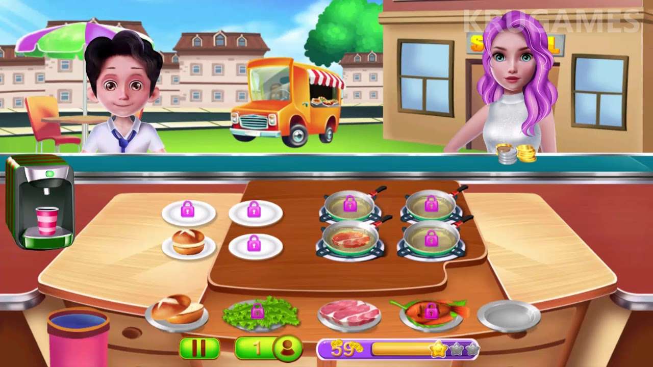 trò chơi nấu ăn - Food Truck Chef