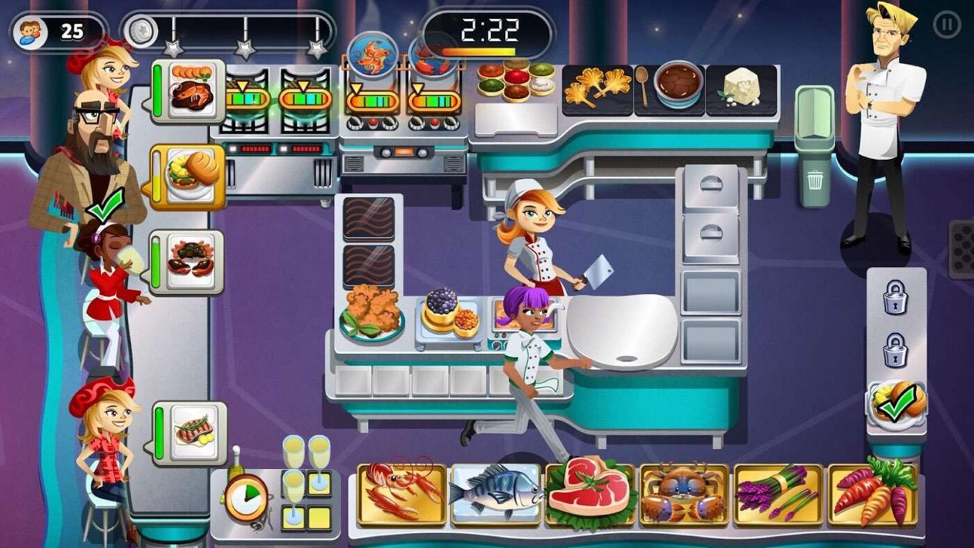 trò chơi nấu ăn hay nhất - Restaurant Dash - GORDON RAMSAY