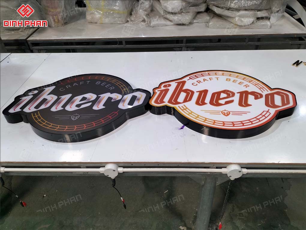 Logo bảng hiệu quán bia 