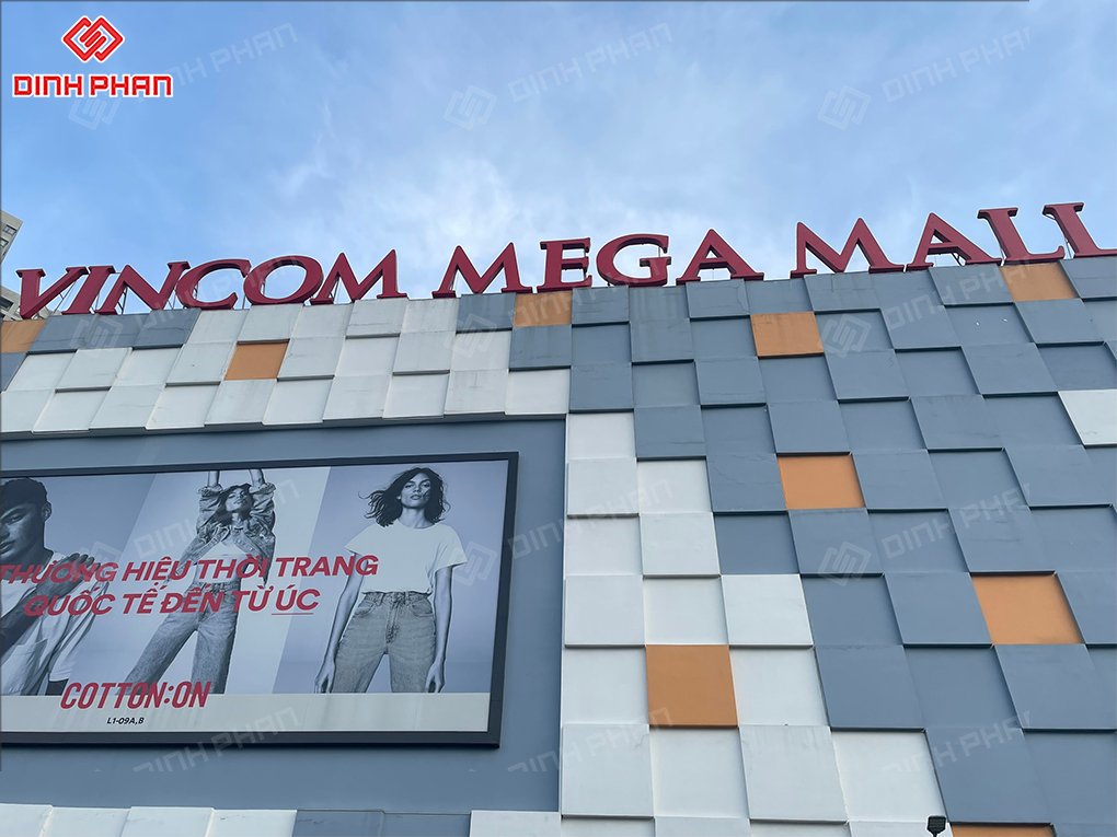 Bảng Hiệu Vincom Mega Mall Thảo Điền