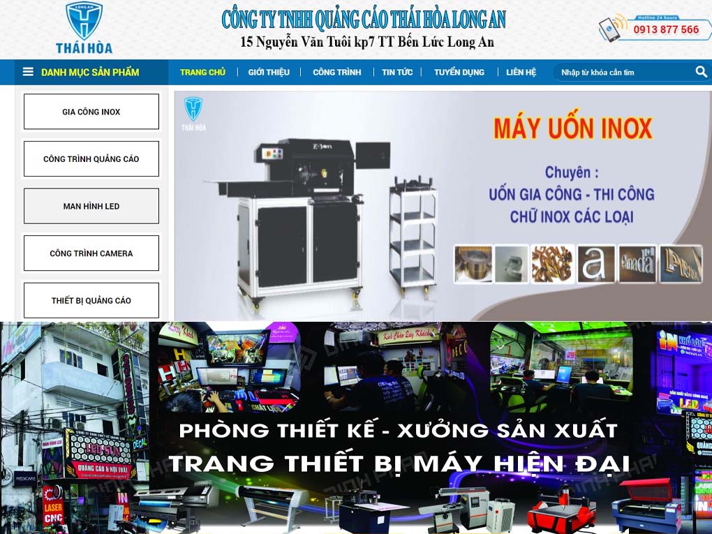 Công ty thi công bảng hiệu quảng cáo Thái Hòa