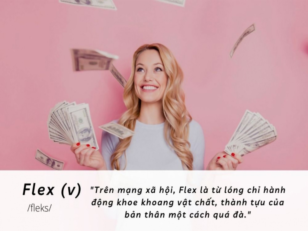 Từ "Flex" mang nghĩa khoe khoang