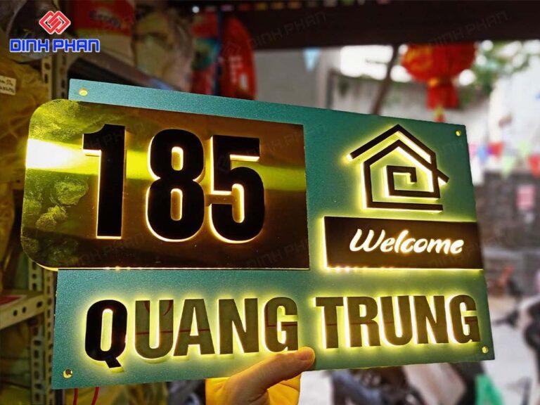 99+ Mẫu Biển Số Nhà Đẹp, Làm Biển Số Nhà Theo Yêu Cầu