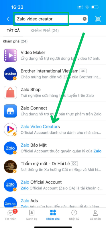 hướng dẫn sử dụng zalo video