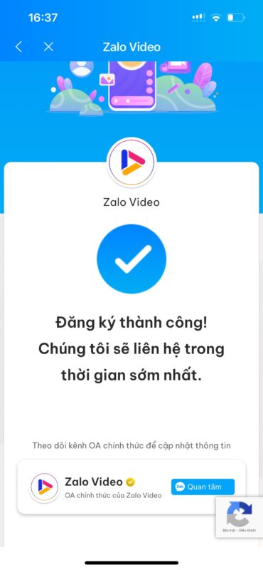 zalo video 