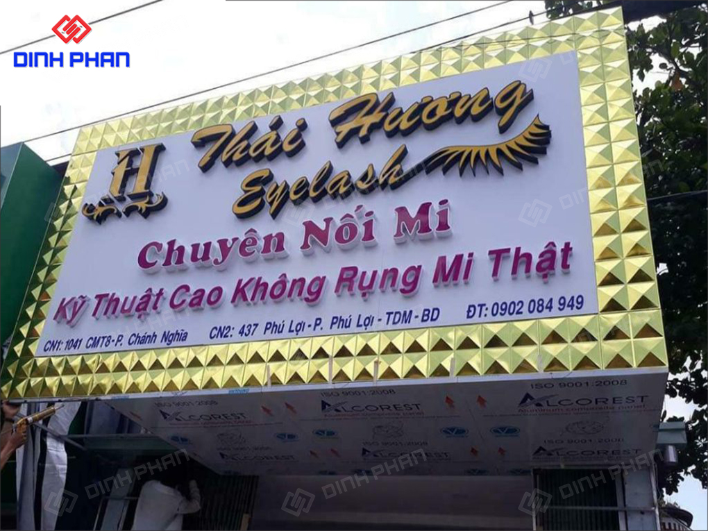 Biển hiệu thẩm mỹ viện chữ nổi 