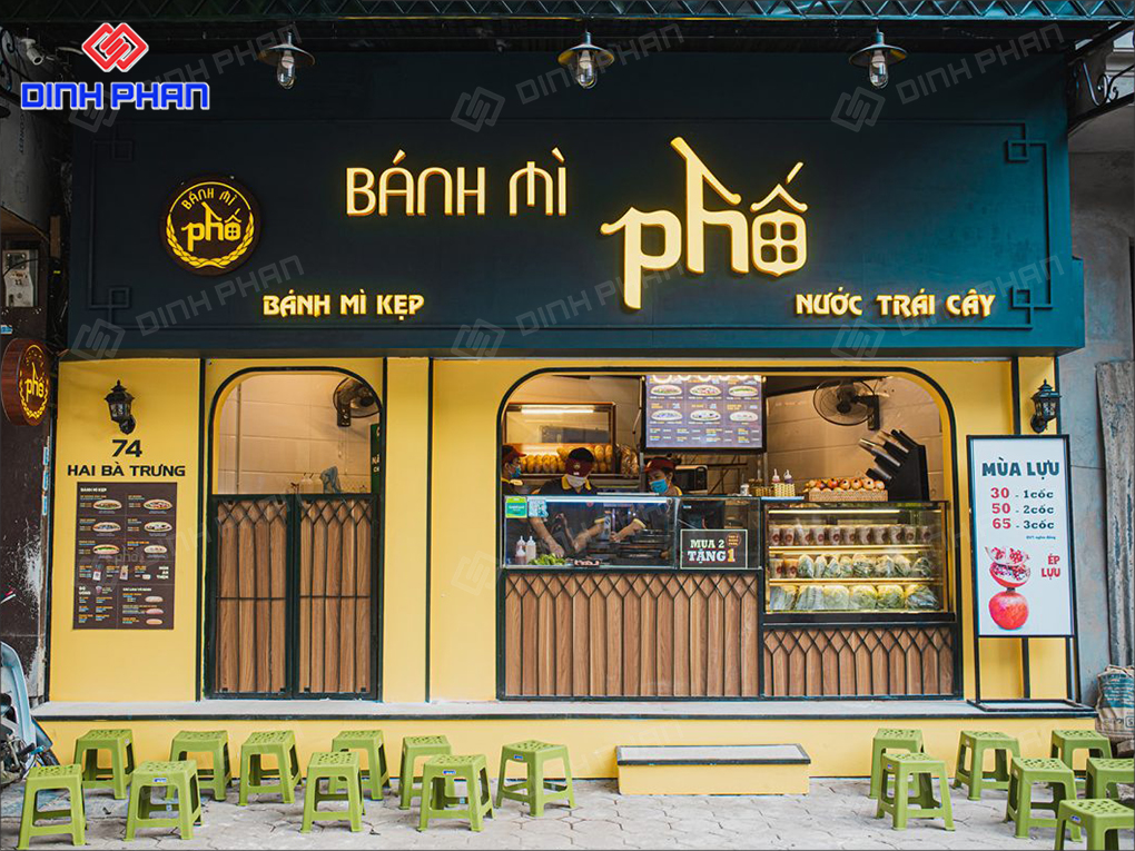 Biển quảng cáo bánh mì