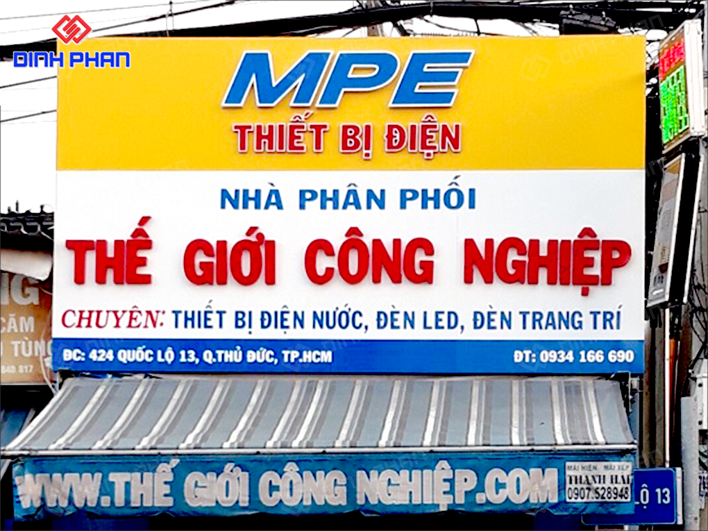 Biển hiệu điện nước