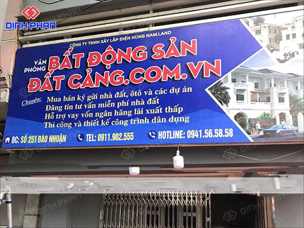 Biển hiệu bất động sản