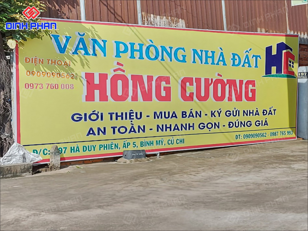 Biển hiệu bất động sản