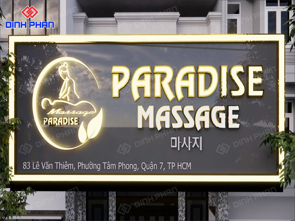 Mẫu biển quảng cáo massage đẹp