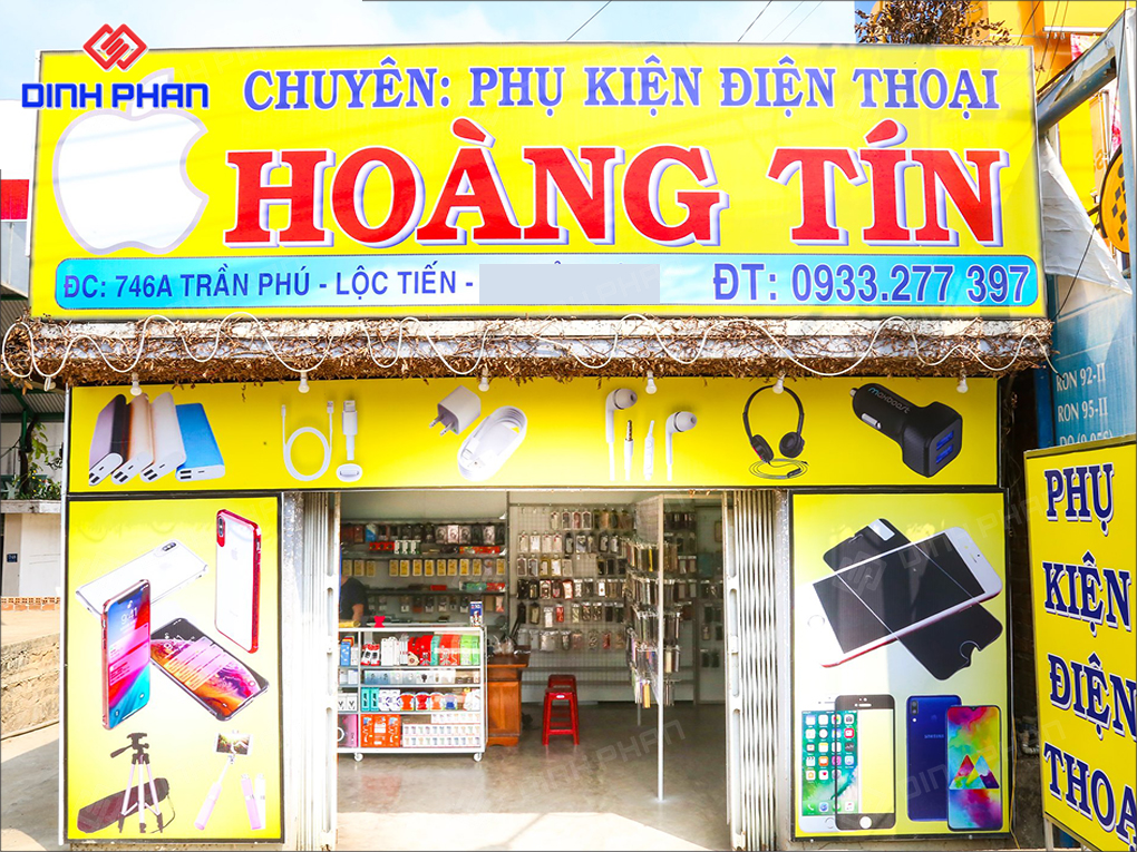 Biển hiệu phụ kiện điện thoại