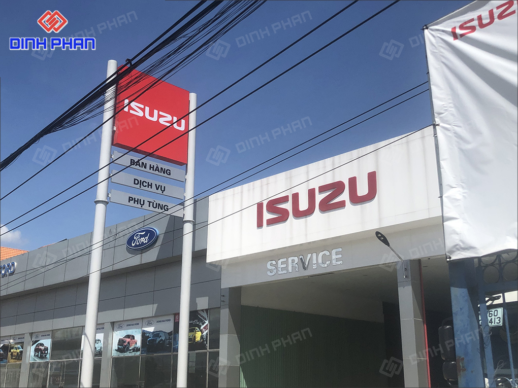 chữ hút nổi isuzu