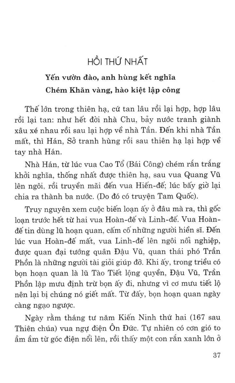 Tải Sách Tam Quốc Diễn Nghĩa PDF