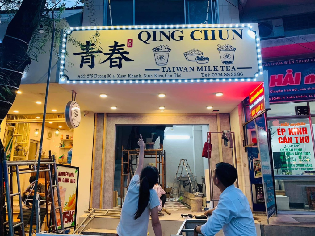 Bảng hiệu alu gắn led