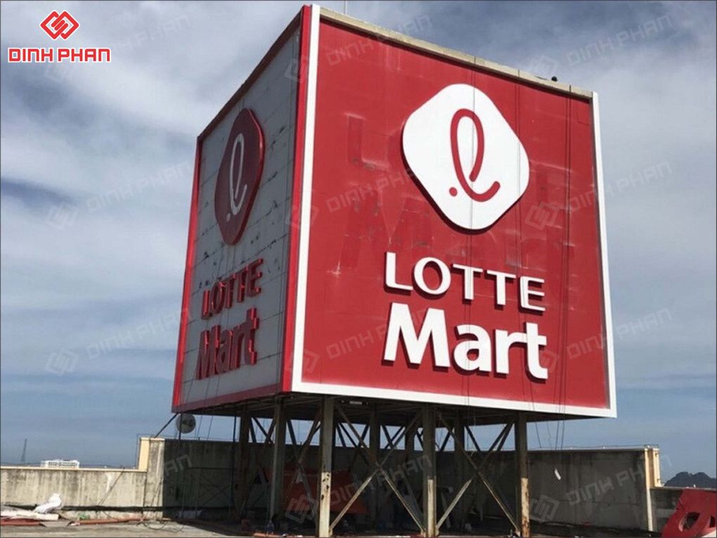 Làm Bảng Hiệu Lotte Mart