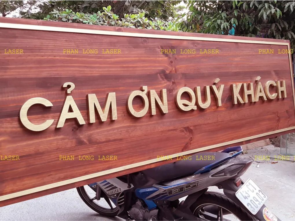 Làm Bảng Hiệu Gỗ