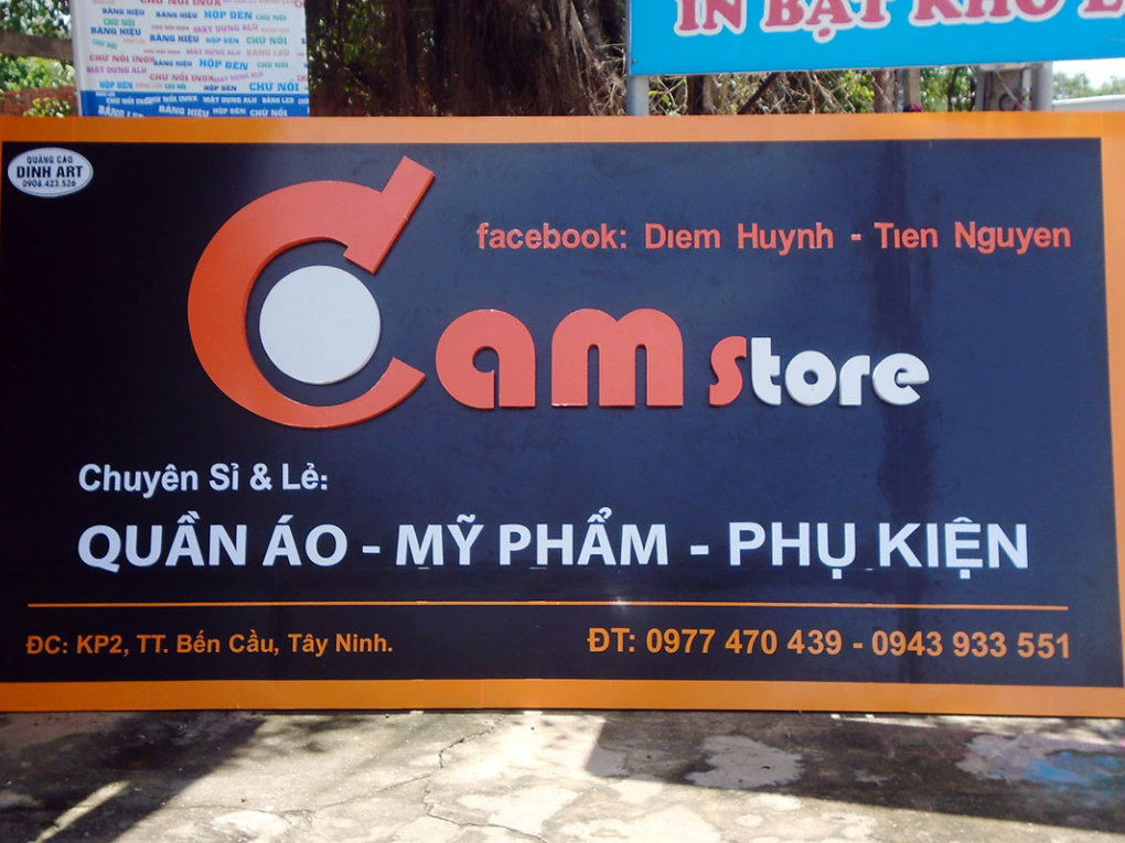 Làm bảng hiệu Tây Ninh giá rẻ