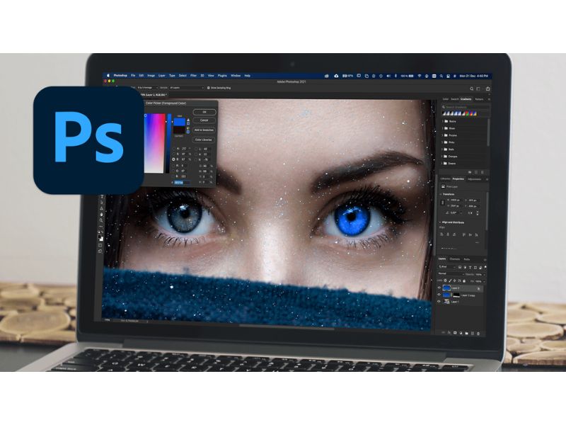 Giao diện của Photoshop 2022