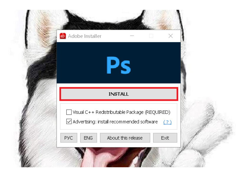 Install phần mềm