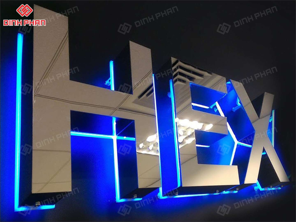 Bảng hiệu chữ nổi inox tại Đắk Lắk