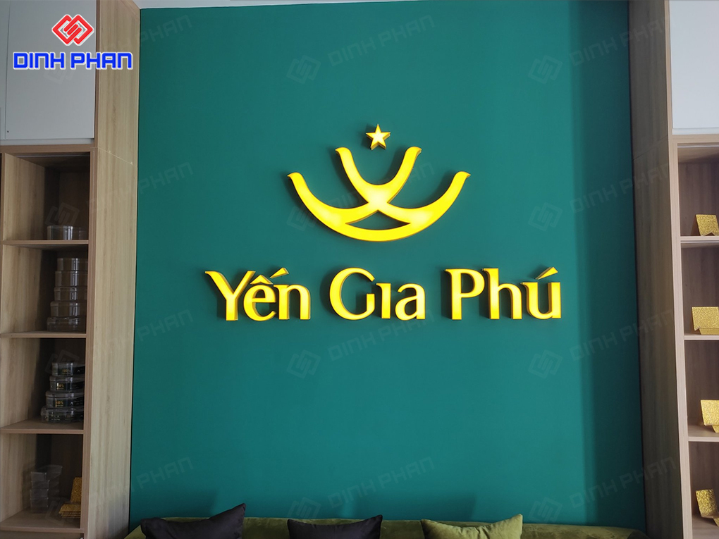 Bảng hiệu công ty Yến Gia Phú