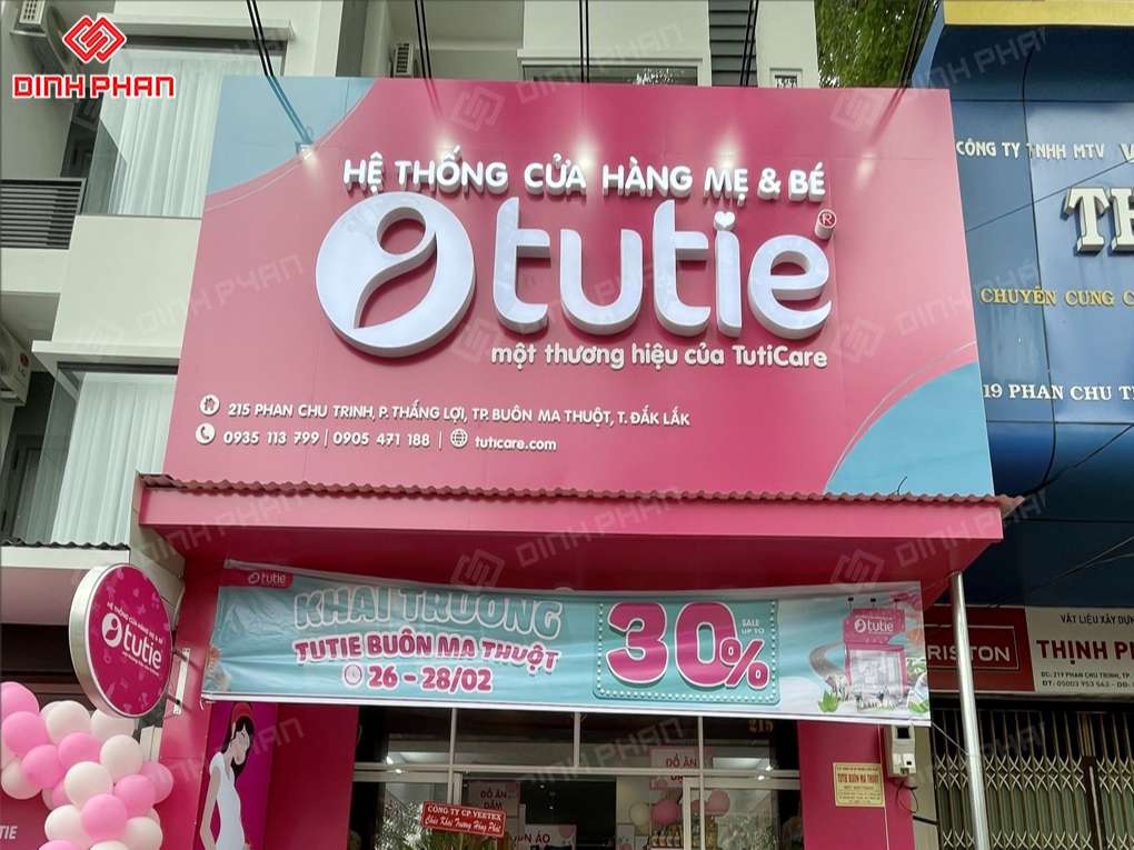 Bảng hiệu mặt dựng alu tại Đắk Lắk