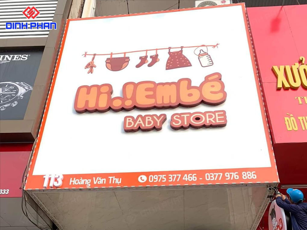Bảng hiệu mặt dựng alu tại Đắk Lắk