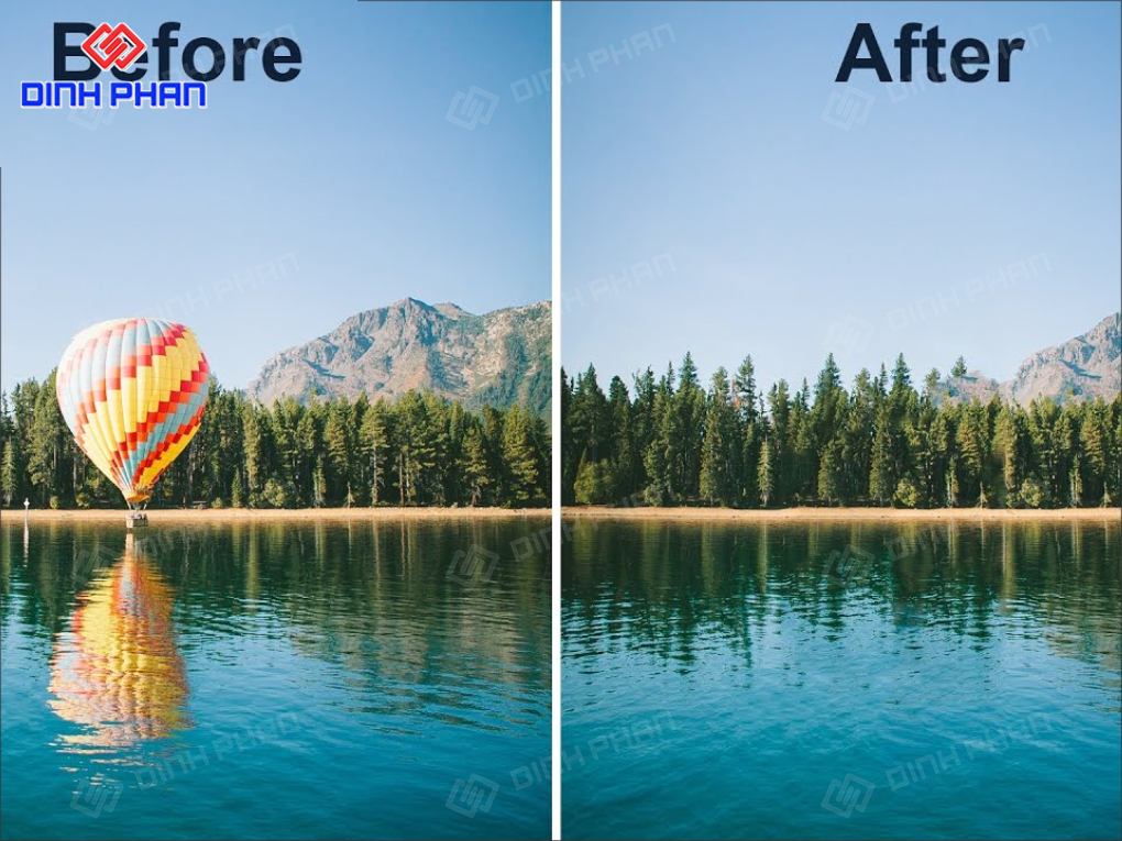 Content-Aware Fill và Remove Tool