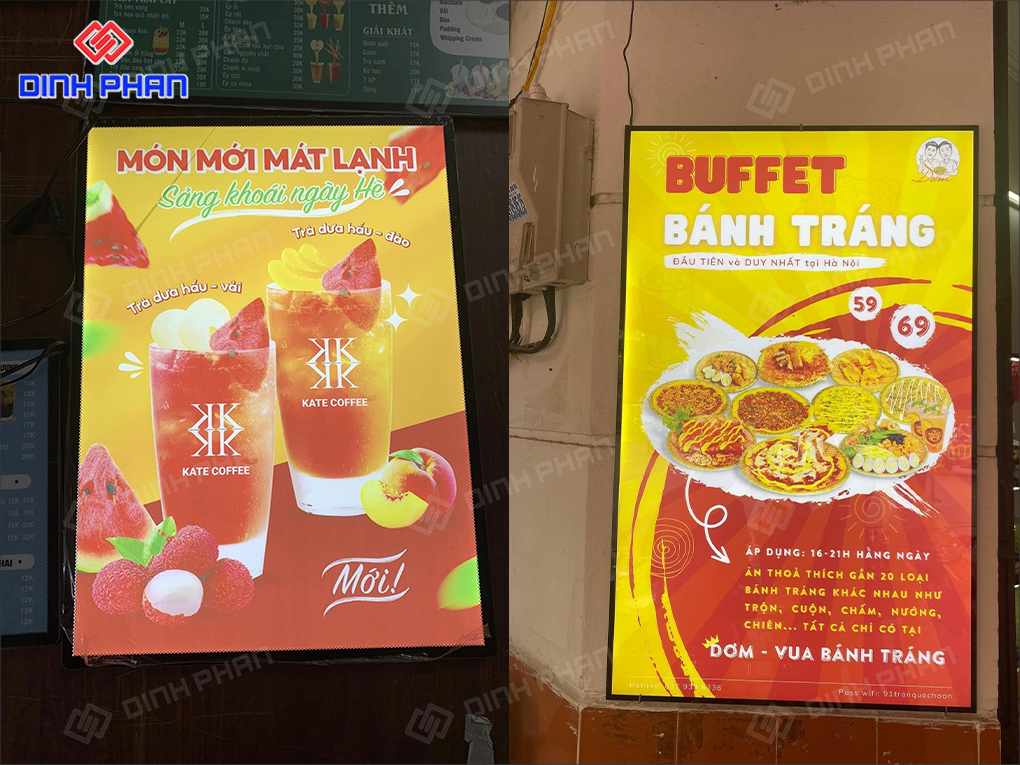 Tranh điện cửa hàng trong siêu thị tại Đắk Lắk