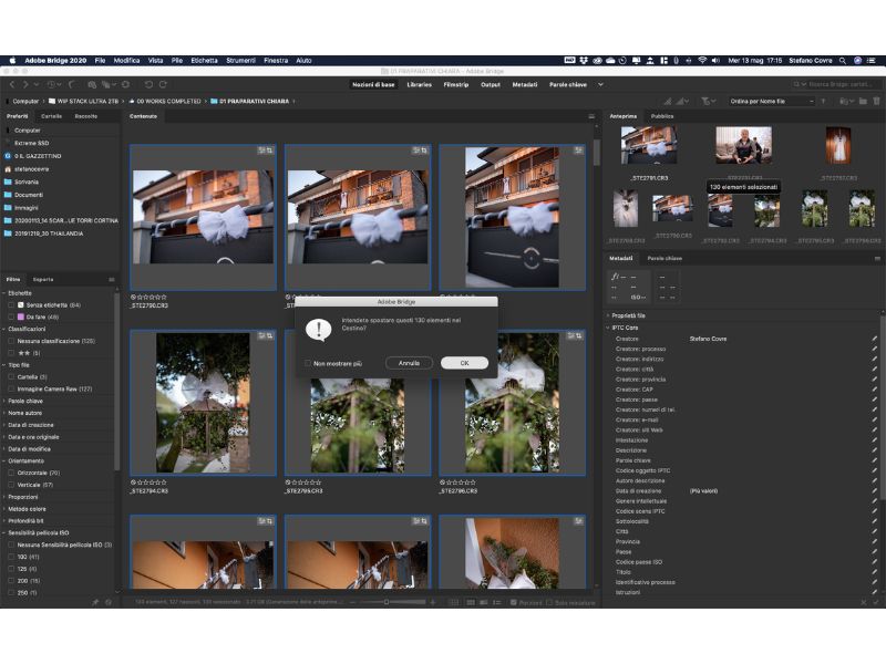 Giao diện của Adobe Bridge 2020