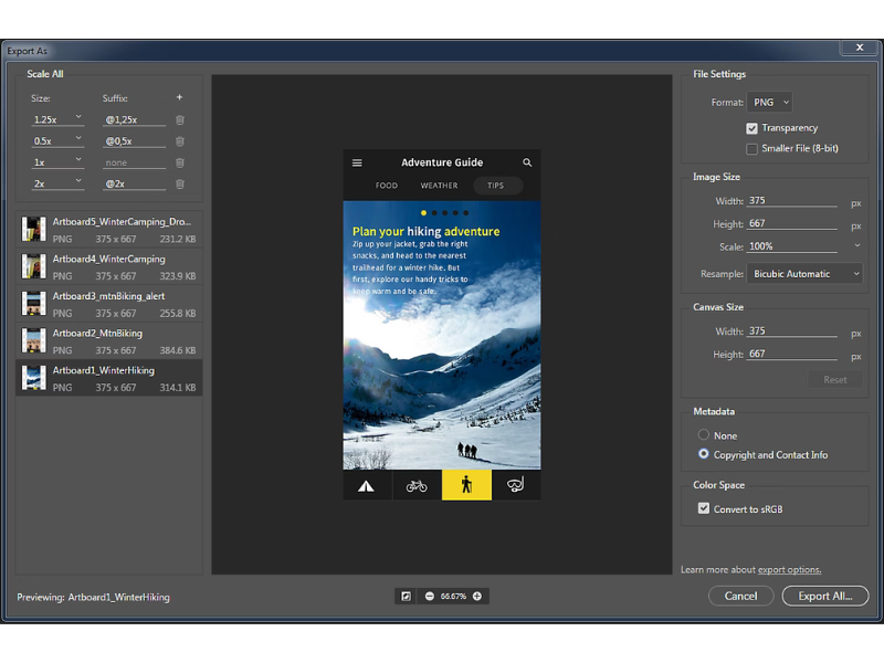 Giao diện của Adobe Photoshop 2015 