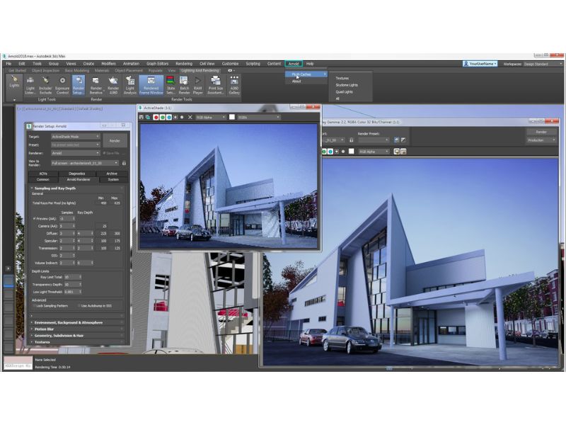 Giao diện của Autodesk 3Ds Max 2019