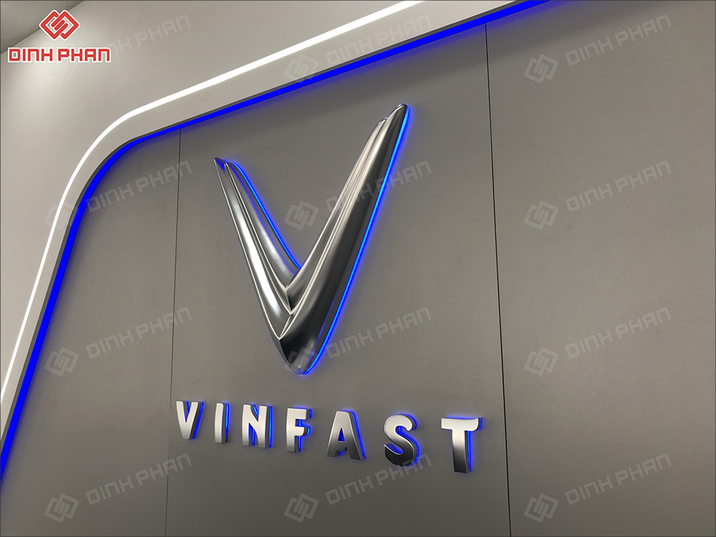 Bảng hiệu showroom Vinfast