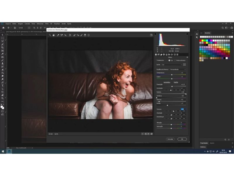 Giao diện của Adobe Photoshop Portable 2018
