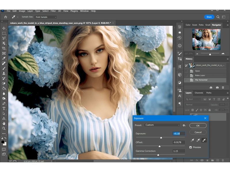 Giao diện của Adobe Photoshop Portable 2024