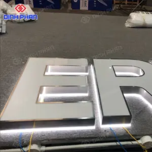 Chữ inox có đèn