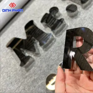 Chữ inox trắng