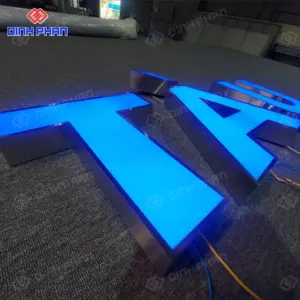 Chữ inox trắng mờ