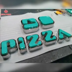 Chữ inox trắng xước