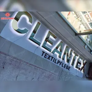 Chữ inox trắng xước