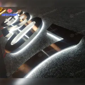 Báo giá chữ inox trắng xước bền, đẹp, chất lượng