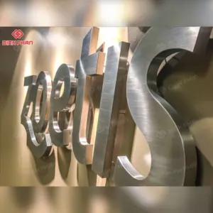 Chữ inox trắng xước