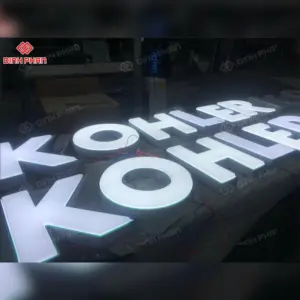 Chữ inox trắng xước