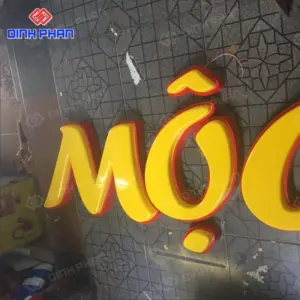 Chữ Mica Hút Nổi